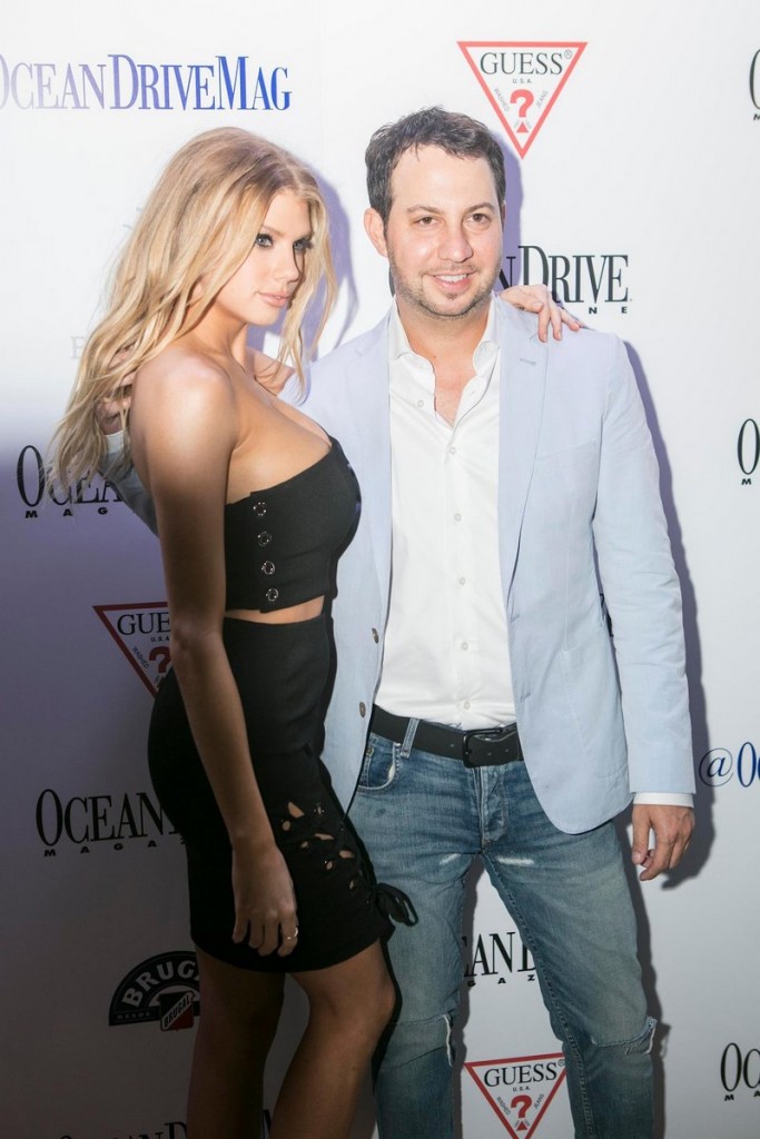 Charlotte McKinney celebrates her cover on the February issue of Ocean Drive magazine at Byblos Miami