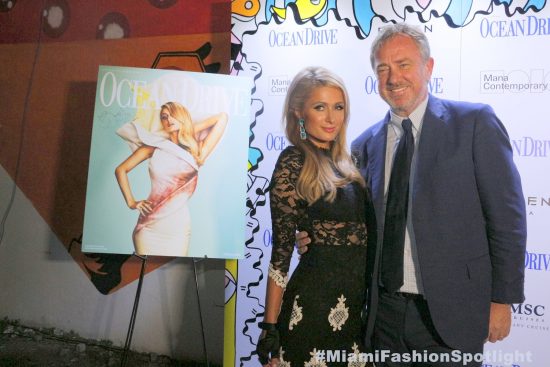 Paris Hilton graces Wynwood’s Mana Contemporary in celebration of her cover of Ocean Drive magazine for Art Basel 2017