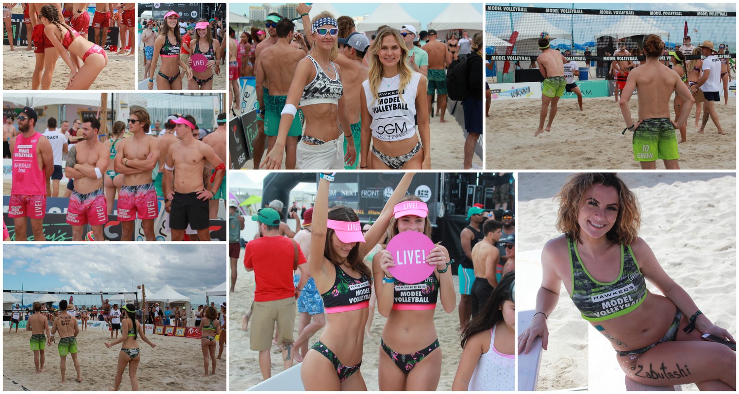 Hawkers Model Volleyball Takes Over South Beach with The Sexiest Event on the Planet