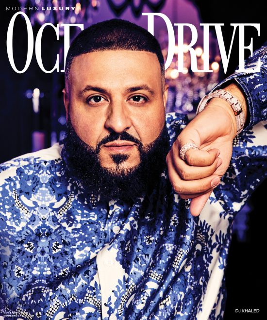 DJ Khaled on the cover of Ocean Drive magazine's April Issue