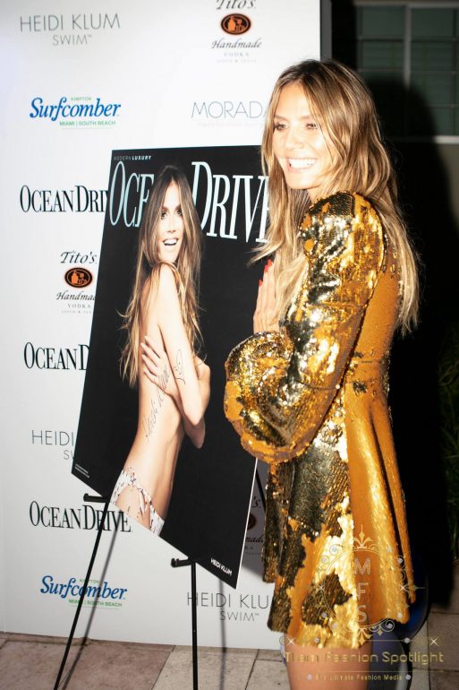 Miami Swim Week 2018 Kick-off party: Ocean Drive Magazine Celebrates Its 25th Anniversary Swimsuit Double-Issue with Cover Star Heidi Klum