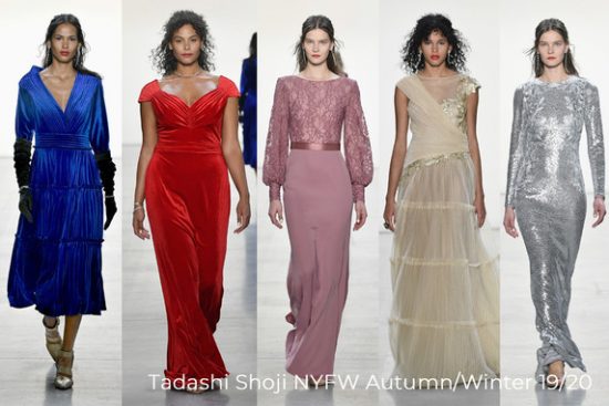 Pantone Color Trend Report New York Fashion Week Autumn/Winter 2019/2020