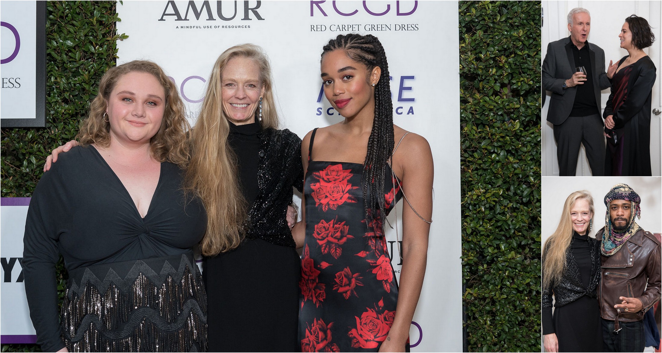 James Cameron, Laura Harrier, Danielle Macdonald, LaKeith Stanfield, Michelle Rodriguez and More Celebrate Red Carpet Green Dress 10 Yr Anniversary