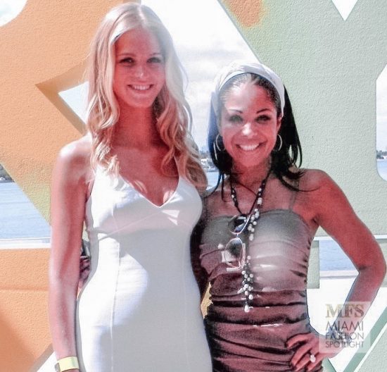 VS Model Erin Heatherton and Lissette Rondon at Victoria's Secret Event. Credit: Miami Fashion Spotlight | Aralvy Lopez.