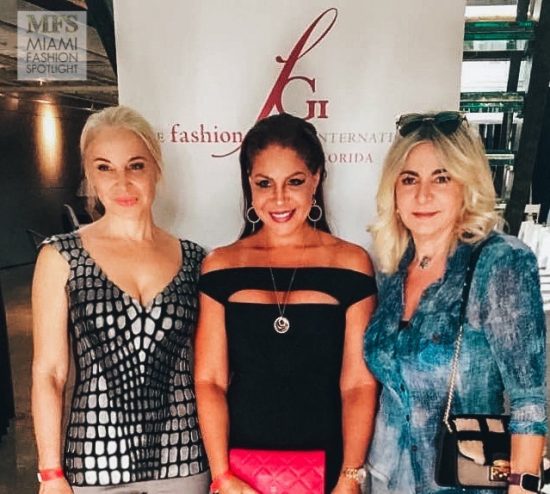 Ema Koja, Lissette Rondon and Viviana Gabeira at Fashion Group International of South Florida event.