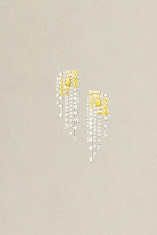 FENDI Flavus Earrings revealed on the Fendi Couture Autumn/Winter 2022 