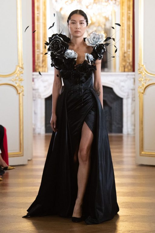 Stefano Djokovich Couture Collection Fall Winter 2022 - 2023 during Paris Haute Couture Fashion Week