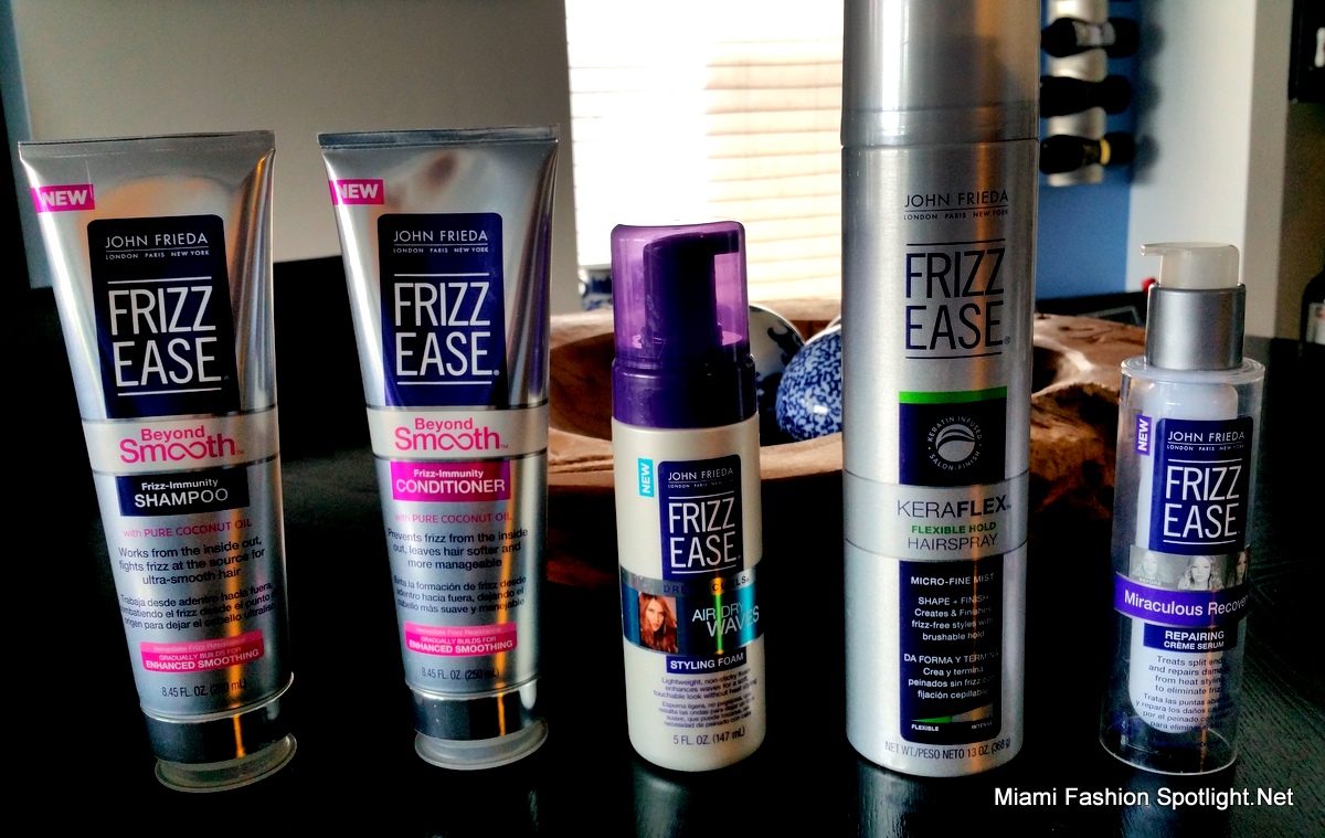 The new Frizz-Ease products by John Frieda.