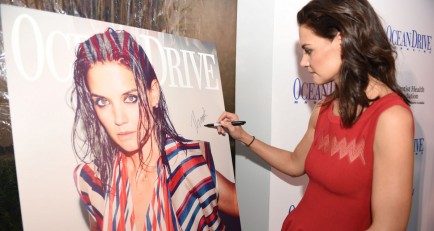 Ocean Drive Magazine Hosts Art Of The Party with Katie Holmes