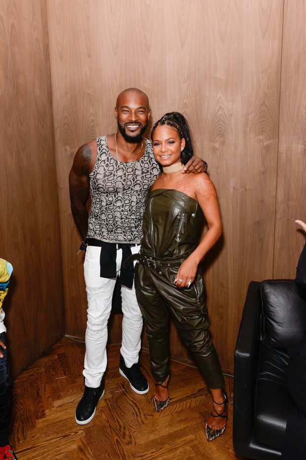 NEW YORK, NY - SEPTEMBER 13: Tyson Beckford and Christina Milian attend Interview & Topshop Celebrate the Interview September Issue on September 13, 2016 in New York City. (Photo by Presley Ann/Patrick McMullan via Getty Images)