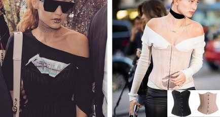 Get the look: Corsets to Copy Gigi Hadid & Hailey Baldwin’s Street Style