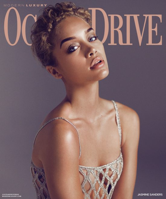 Jasmine Sanders rocks the cover of Ocean Drive Magazine’s March Issue