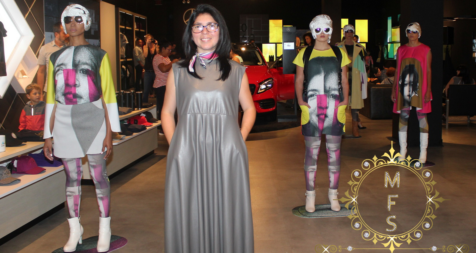 Lisu Vega presenta proyecto de arte ‘One Love’ en tienda Mercedes-Benz en Aventura Mall