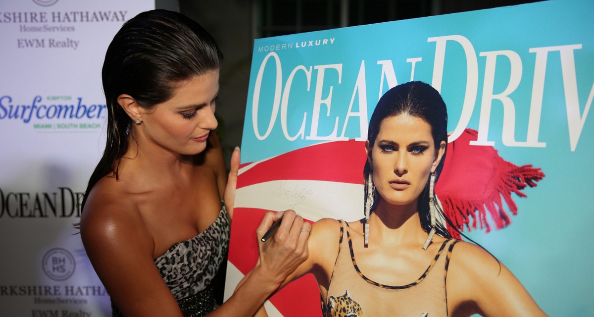 Ocean Drive Magazine Kicked off Miami Swim Week with Supermodel Isabeli Fontana