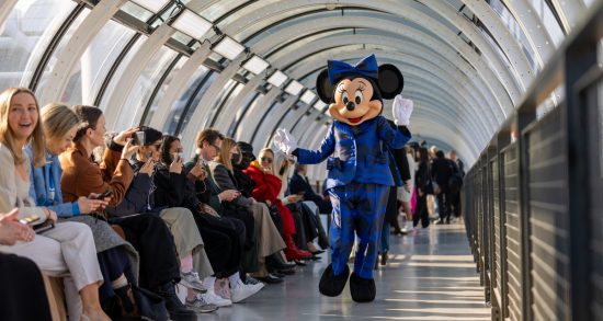 Minnie Mouse wears first-ever pantsuit to Stella McCartney Winter 2022 runway show, celebrating International Women's Day