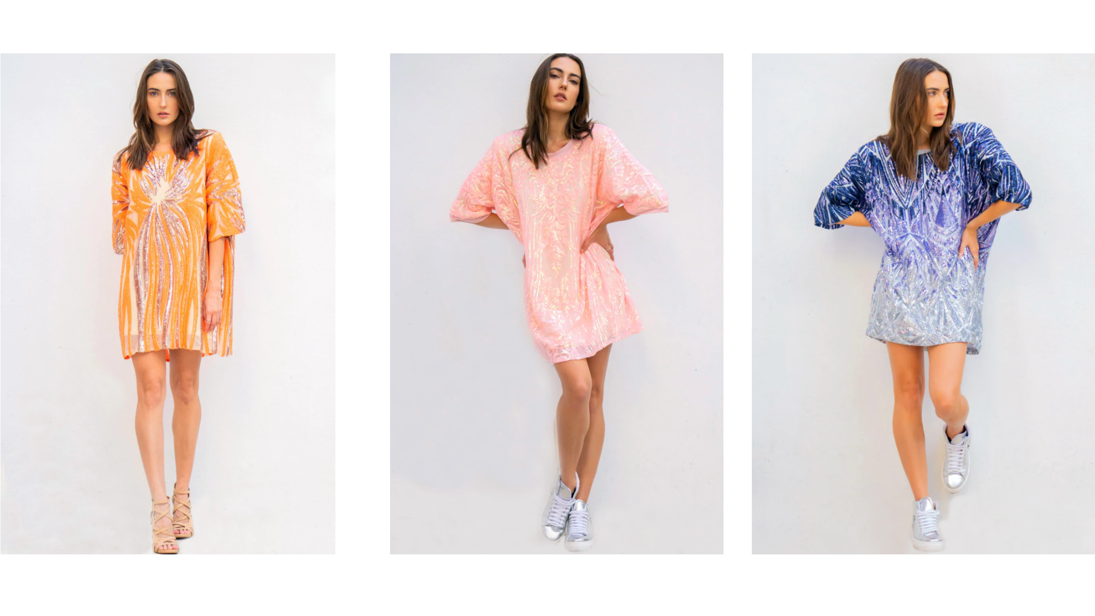 New Sizzle Series T-shirt Dress Collection by Miami Based Designer: Donna Leah
