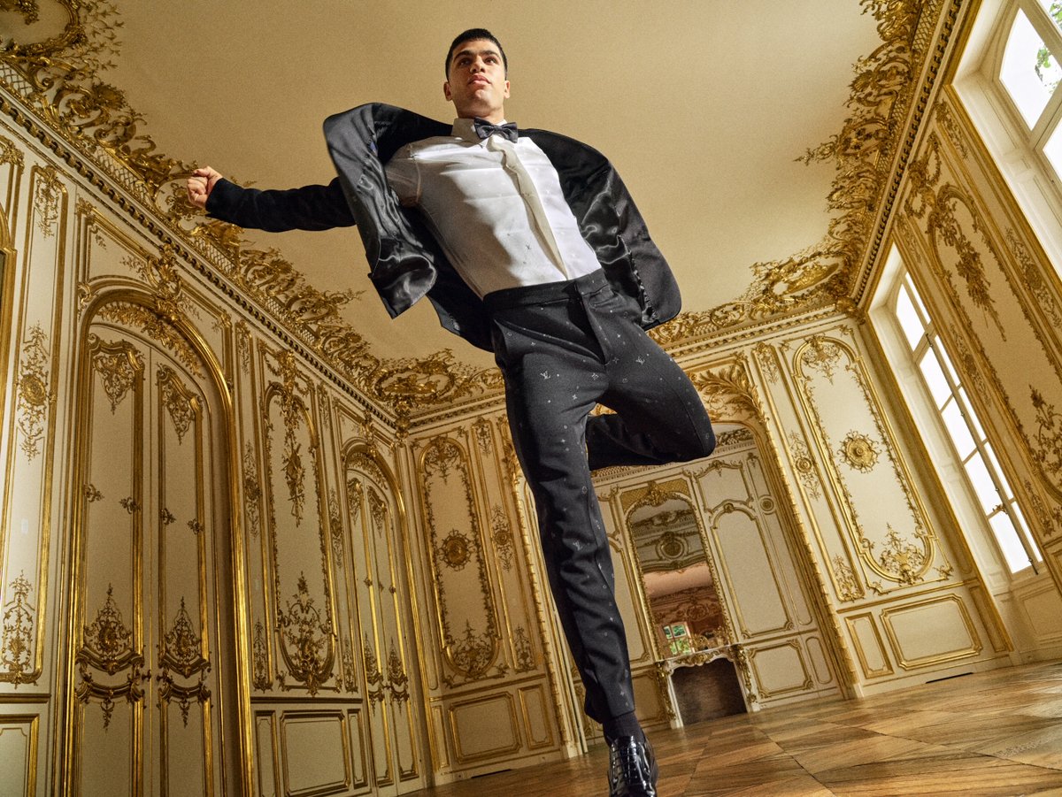Louis Vuitton Presents Carlos Alcaraz in its Men’s Spring-Summer 2024 Formalwear Campaign.