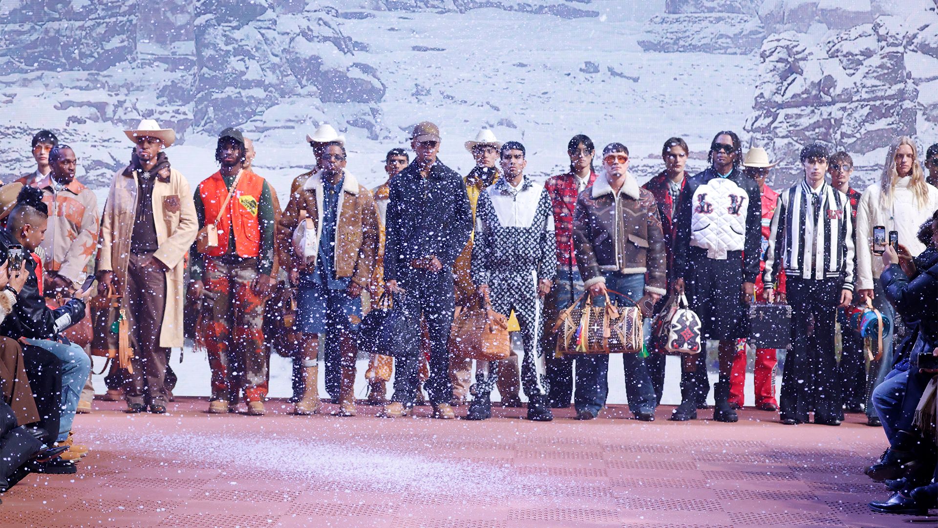 The Finale of Louis Vuitton Fall-Winter 2024 Men’s Collection by Pharrell Williams
