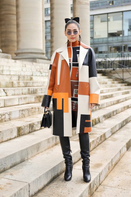 PARIS, FRANCE - JANUARY 25: Araya A. Hargate attends the Fendi Haute Couture Spring/Summer 2024 show as part of Paris Fashion Week  on January 25, 2024 in Paris, France. (Photo by Jacopo M. Raule/Getty Images for Fendi)