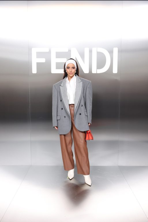 PARIS, FRANCE - JANUARY 25: Bettina Looney attends the Fendi Haute Couture Spring/Summer 2024 show as part of Paris Fashion Week  on January 25, 2024 in Paris, France. (Photo by Daniele Venturelli/Getty Images for Fendi)
