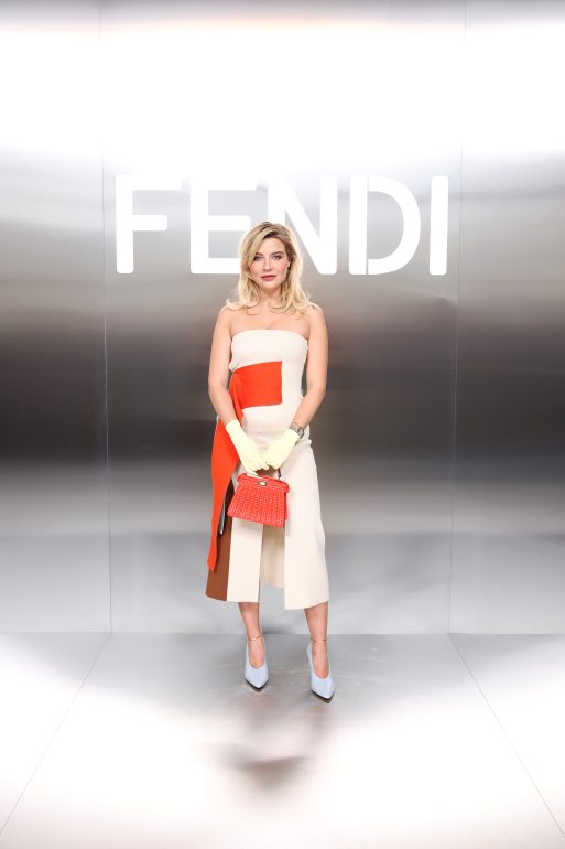 PARIS, FRANCE - JANUARY 25: Veronica Ferraro attends the Fendi Haute Couture Spring/Summer 2024 show as part of Paris Fashion Week  on January 25, 2024 in Paris, France. (Photo by Daniele Venturelli/Getty Images for Fendi)