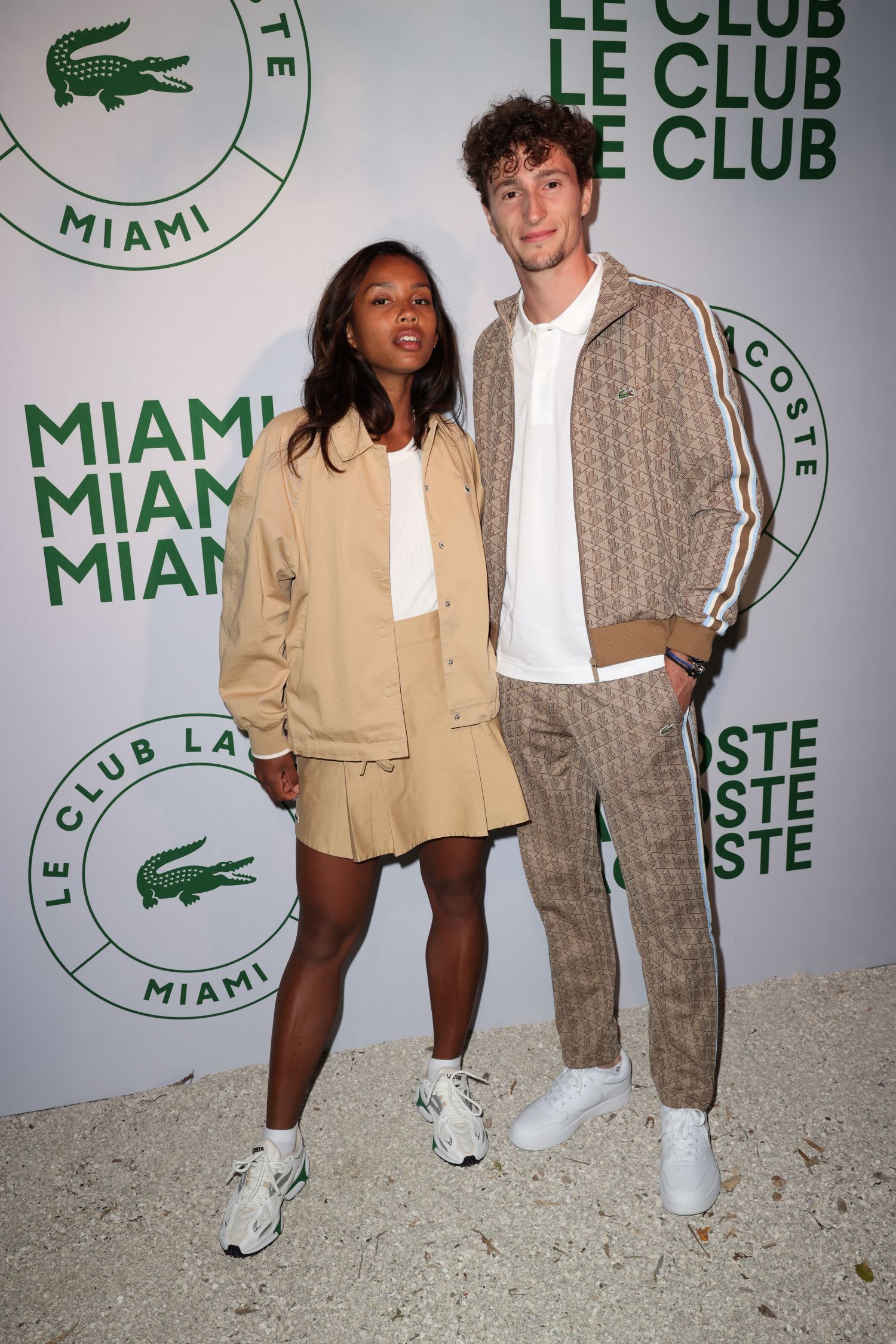 Tessah Andrianjafitrimo and  Ugo Humbert | Lacoste Celebrates Sport and Fashion: Le Club Lacoste Miami and the Miami Open Launch Party